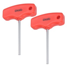 sourcing map 2pcs T-Handle Hex Key Wrench 4mm Metric T-Key Inner Hexagon Wrenches Spanner Repair Tool for Automotive Household Maintenance