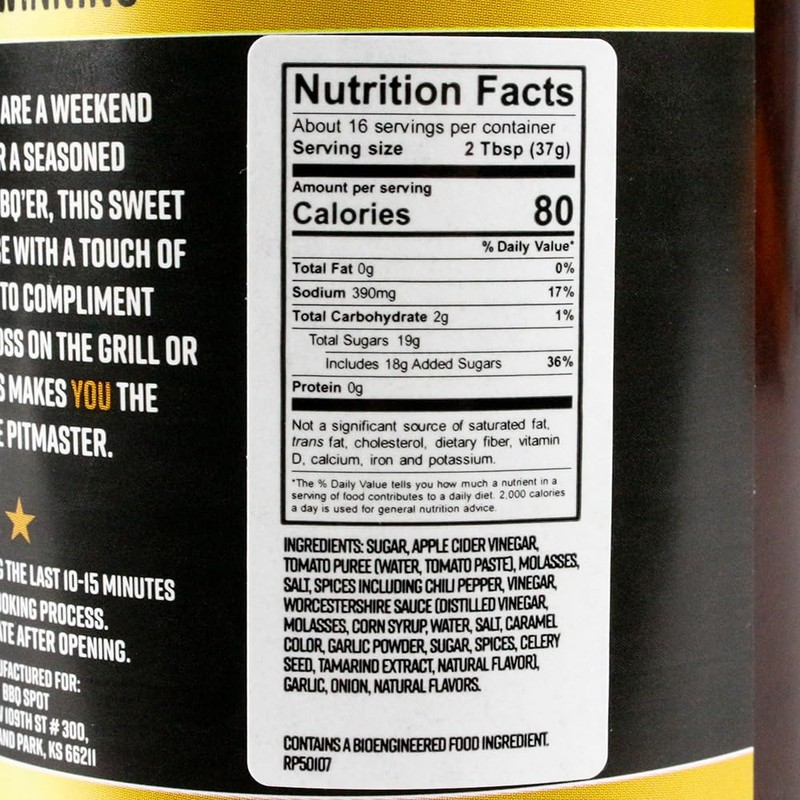 Smokin Hoggz Pitmaster Blend BBQ Sauce Sweet Tangy Hint of