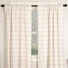 Piper Classics Farmcloth Stripe Panel Curtains, Set of 2, 84"