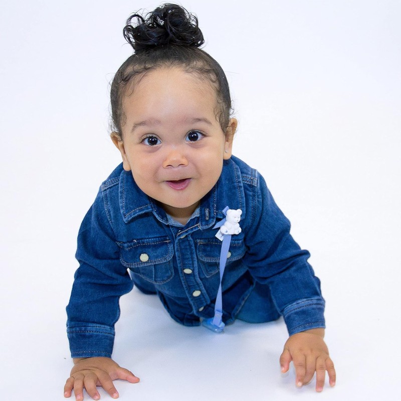 Baby Buddy Pacifier Clip Holder, Newborn Essential with Universal Fit