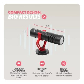 Kit De Video Del Creador De Contenido De Movo Con De Vxr10 Y