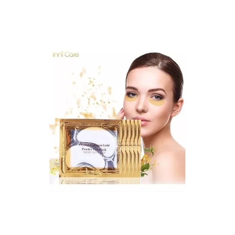Molin 12 Parches Para Ojos Colágeno Hidrogel 24k Elimina Ojeras