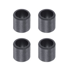 sourcing map Sleeve Bearings 6mm Bore 8mm OD 8mm Length POM Wrapped Oilless Bushings Black 4pcs