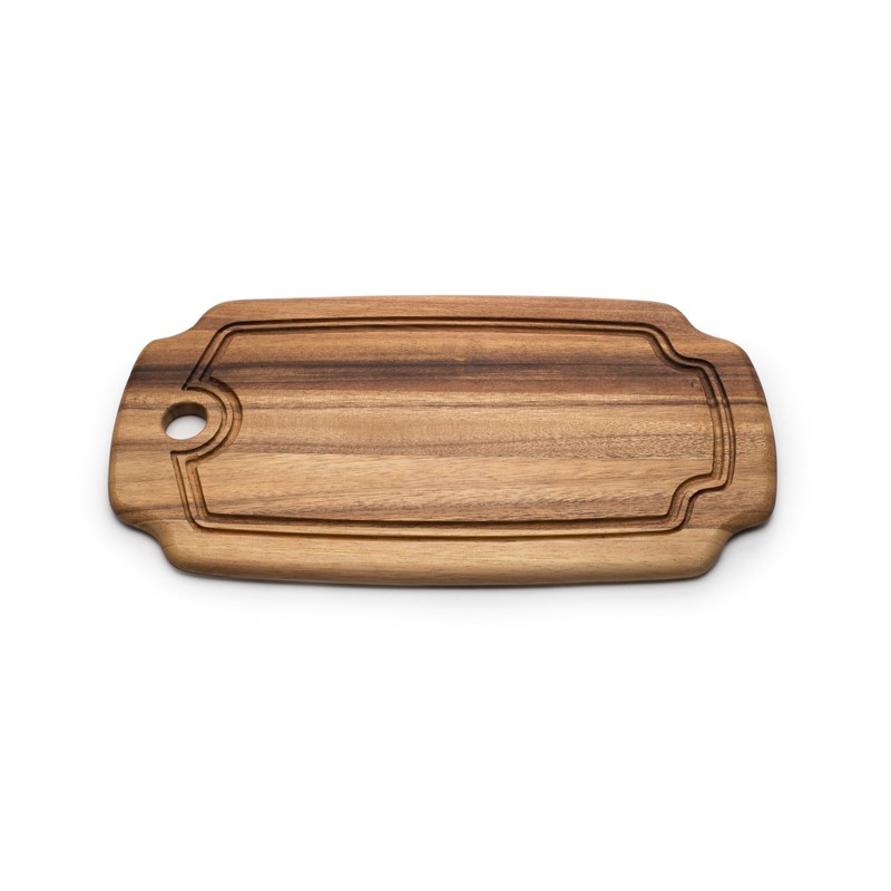 Ironwood Gourmet Rectangular Pinehurst Serving Board, Acacia Wood