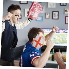 Kisangel 3sets Patriotic Decorations Hand Flags Small Flag for Parties Festivals 50pcs*3