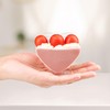 YANYOPPINT 40 Pack 3oz Mini Dessert Cups with Spoons Heart-shape