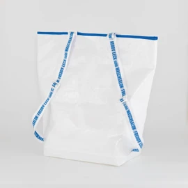 Freddy Leck FL-227 Laundry Bag, Tall Type, 16.3 gal (46 L), Laundry Bag, White, Laundry, Large, Large Capacity, Laundry Storage, Durable, Lightweight