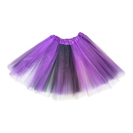 1 Piece Black and Purple Adult Tutu, Elegant Tulle Design, Tulle Skirt, Ballet Costume, Black Swan Costume, Women's Dress, Suitable for Ballet Dancers