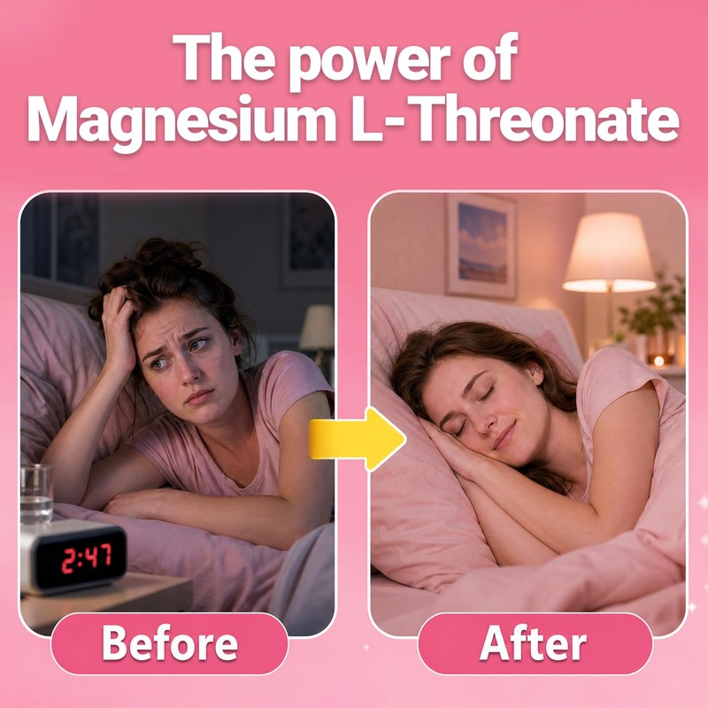 Liposomal Magnesium L-Threonate Supplement for Memory, Sleep and Cognitive