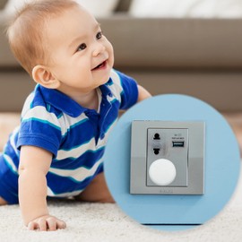 22 Pack UK Plug Socket Covers,Safety Plug Covers,Plug Socket Safe,White Baby Home Safety Outlet Covers Child Proof Plug Socket Protectors Guards Caps to Prevent Electric Shock