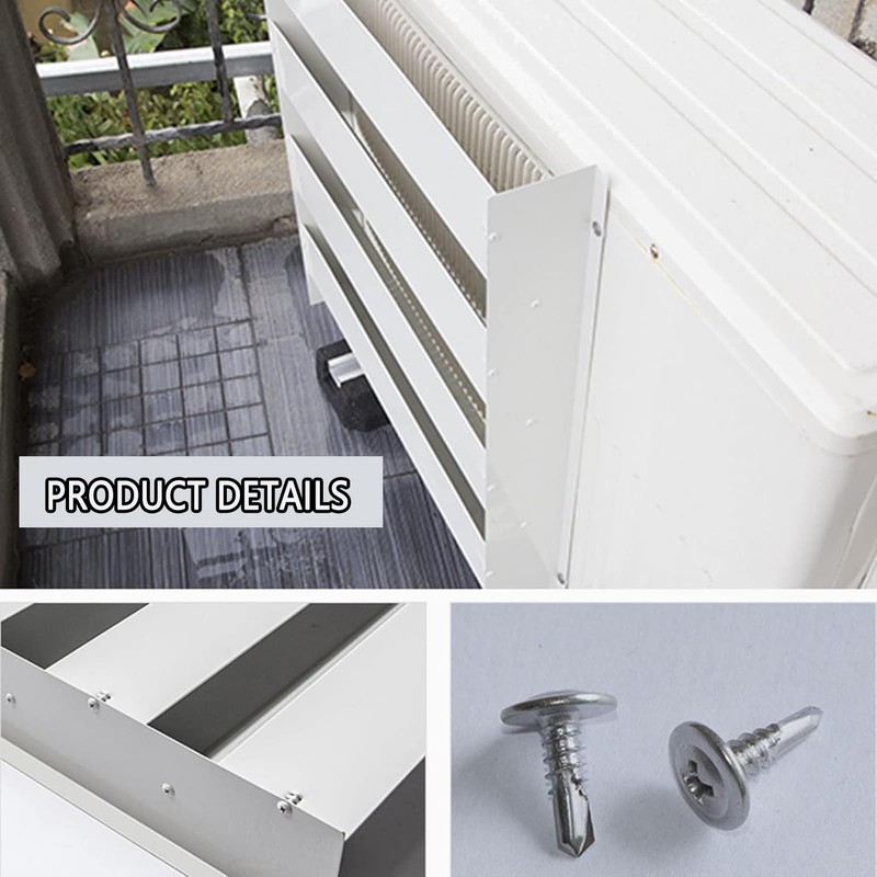 Outdoor AC Condenser Deflector Baffle 17x17 in