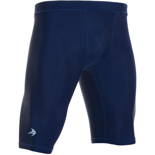 CompressionZ Men’s Compression Shorts - Athletic Running & Sports Underwear (Navy, S)