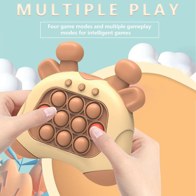 Pop it Fidget Toy Fast Push Game Decompression Toy (Batteries