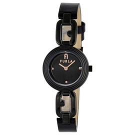 Furla WW00015022L7 Women's Wristwatch, Black, Black