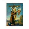 Jesus Christ on The Cross Embracing St. Francis of Assisi