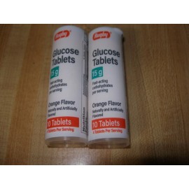 Rugby or Major Glucose Portable 15g Fast Acting Carbohydrate Orange Tablets 10ct ( Lot of 2)