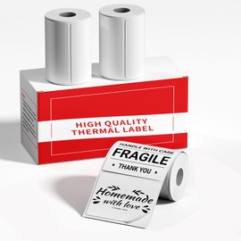 M100 [3x230 pcs] Square Label, 1.57'' x 1.18'' (40 x 30 mm), Compatible with Label Maker M110/ M220/ M221/ M120/ M200/M260/M150, 230 Labels/Roll, 3 Roll, Multi-Purpose Adhesive Thermal Labels
