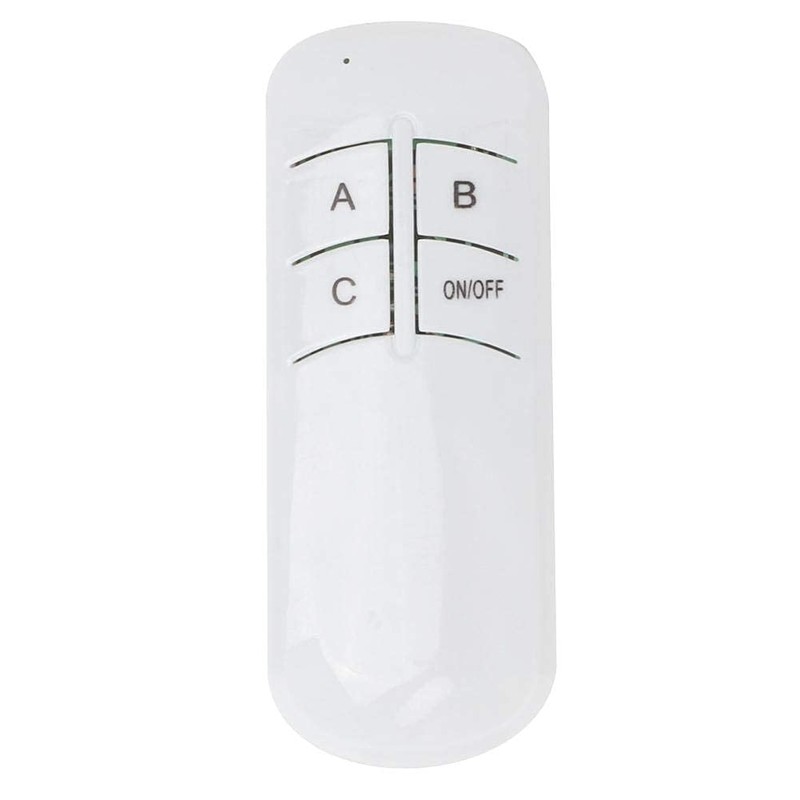 220V Wall Switch with Remote Control On/Off Wireless 3 Way