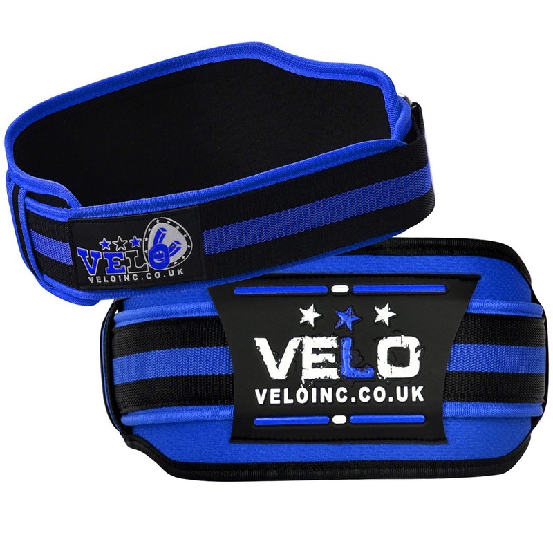 VELO Weight Lifting Belt 4" Inch Neoprene Lower Back Support