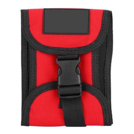 OUKENS Diving Weight Bag, 3 kg Diving Weight Belt Bag Scuba Weight Pocket Diving Lead Belt with Adjustable Quick Release Buckle for Underwater Divers (Red)