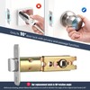 LOQRON Adjustable Deadlatch 2-3/8" or 2-3/4", Privacy and Passage Door