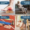 TheraFlow Dual Foot Massager Roller (Large). Relax and Relieve Plantar
