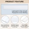Hungbak 8 Pack Ceiling Crown Molding Trim for Home Decor,
