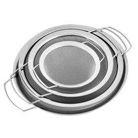 QWORK 4 Pack Fine Mesh Paint Strainer, 60 Mesh Stainless Steel Filter for 5 Gallon Paint Buckets, Corrosion Resistant, Reusable for Paint, Honey, Biodiesel, More
