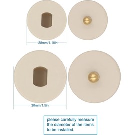 Sunshade 28mm top Tube Clutch Plug Blind Plate Rolling Support, Used for Coolaroo External Roller Blinds, Outdoor Blinds, Indoor and Outdoor Roller Blinds. (Beige)