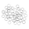 sourcing map 50 Pcs M4 Flat Washer, 4x7x0.8mm Thickened 304
