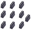 BringLucky 10Pcs Wear Resistant Black Fader Caps Mixer Slider Knobs