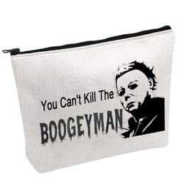 PWHAOO Horror Movie Makeup Bag You Can't Kill The Boogeyman Cosmetic Bag Serial Killer Cosmetic Bag (Kill The BOOGEYMAN B)