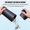 Sandfren Car Trash Can, Leakproof Mini Automotive Garbage Bin Side