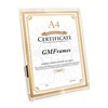 GraduationMall A4 Glass Photo Frame Certificate Frame Diploma Frames Document