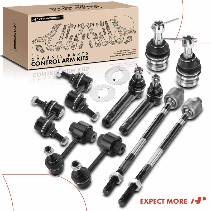 A-Premium Set of 10, Front & Rear Sway Bar Link,