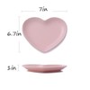 CHOOLD Elegant Ceramic Heart Shaped Salad Plate/Dessert Plate for Home