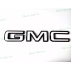 Auto GMC Rear Tailgate Gloss Black White GMC Emblem GMC
