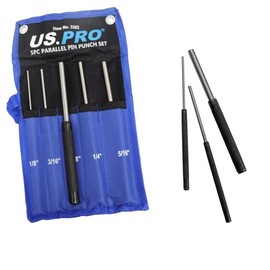 US Pro 5pc Parallel Punch Set Imperial AF 1/8-5/16 B1973