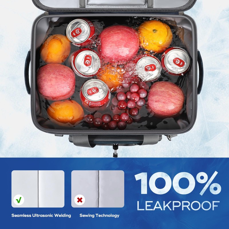 Maelstrom Soft Sided Cooler Bag, 30/40 Can Collapsible Insulated Ice