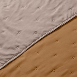 Vianney King Size Comforter, Novo Sand King Size Bedding, Reversible Cozy Blankets in Sand Brown and Light Beige, Bedroom Essentials, 110”x93”