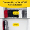 Ruby Space Triangles Original AS-SEEN-ON-TV, Ultra- Premium Hanger Hooks Triple
