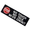 Service Dog No Touch No Talk Warning Vests/Harnesses Patch Embroidered