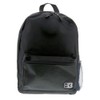 BAZIC School Backpack 16" Black, Lightweight School Bag Padded Back