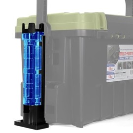 Pro Tackle Rod Stand Rod Holder - Space Saving Storage for Fishing Rods - Versatile (Blue)