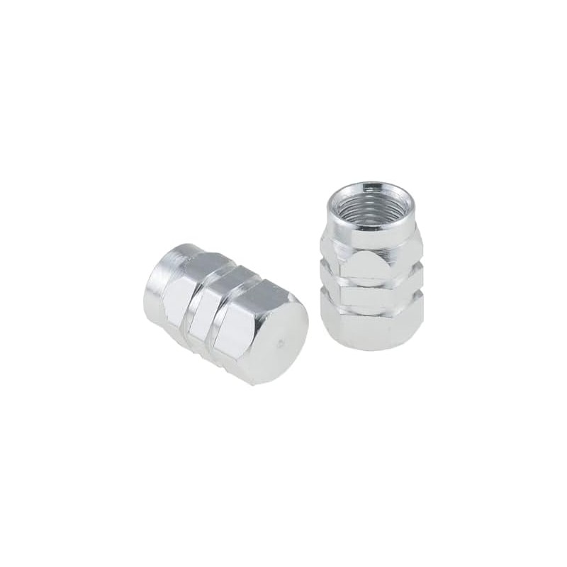 Tapon Pivote Valvula Cubre Llanta Aluminio Auto Moto 4 pieza