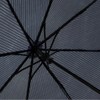 JAJU [JAJU] Crossbody UV 3-Fold Umbrella_Blue Stripe