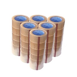36 Rolls 2" x 165' per roll or 55 Yards per roll Clear Packaging Carton Sealing Tape - Strong Adhesive Acrylic Packaging Tape for Storage Moving Mailing Sealing Boxes. 36 Rolls Per Case