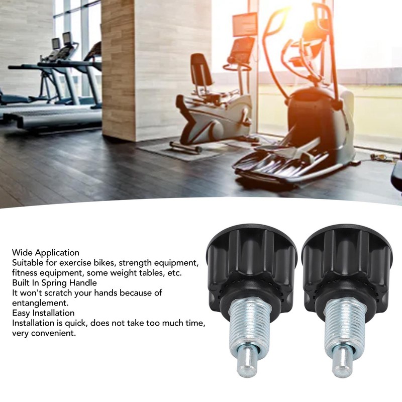 5PCS Pull Pin Spring Knob Replacement Exercise Bike Locking Pin