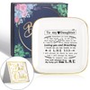 Littlefa To My Daughter Saying Ceramic Ring Dish Decorative Jewelry