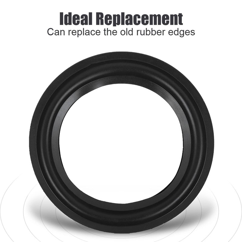 Speaker Rubber Edges, Black Ideal Replacement Subwoofer Foam Edge, Repair